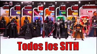 ¡Mi colección de SITH y Adeptos  ¡Figuras de Star Wars [upl. by Ailahs]