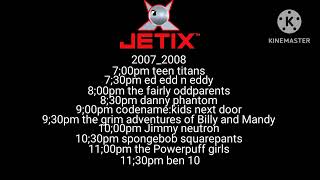 jetix schedule [upl. by Anirbed674]