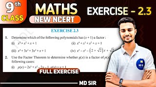 Class 9 Maths Chapter 2  Polynomials Solutions  Exercise 23 Q1 to Q5 [upl. by Oelgnaed]