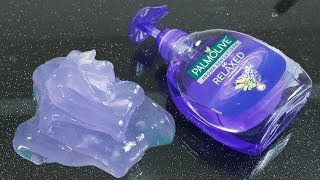 SLIME OHNE KLEBER Handseife und Zuckerschleim 2 Zutaten Klarer Schleim [upl. by Sumedocin]