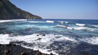 Waves of Izu Oshima island [upl. by Ociram748]