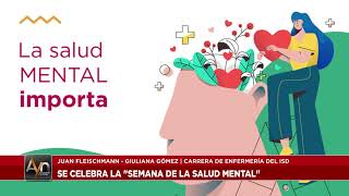 Carrera de Enfermería del ISD  Semana de la Salud Mental [upl. by Onig275]