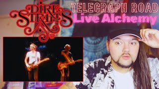 Drummer reacts to quotTelegraph Roadquot Live Alchemy by Dire Straits [upl. by Ybrek]