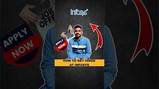 HOW TO GET HIRED AT INFOSYS [upl. by Liss]