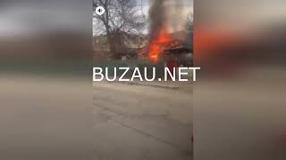 Incendiu Dorobanti  Buzau [upl. by Lebasi]