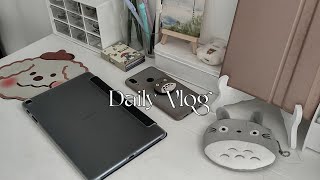 Homebody vlog updates for samsung notes new aesthetic banner home cooking relaxing I Lunadrella [upl. by Anikes]