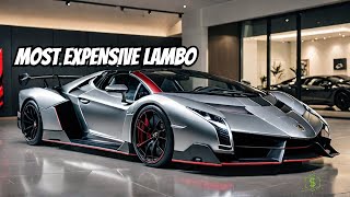 Most Expensive Lamborghini Veneno Roadster Revealed 2024 [upl. by Deny329]