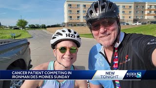 Cancer patient competing in Ironman Des Moines this weekend [upl. by Marjorie]