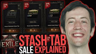 The Path Of Exile 2 Stash Tab Sale Guide [upl. by Nerrual]