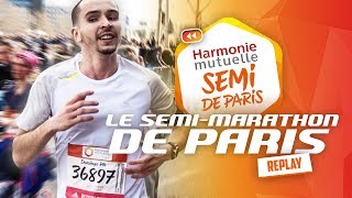 JE COURS LE SEMI MARATHON DE PARIS  21km [upl. by Noyart219]