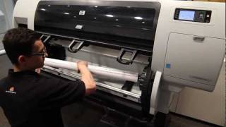 HP DesignJet T7100  printer review  Produkcyjny Ploter CADGIS [upl. by Rayford]