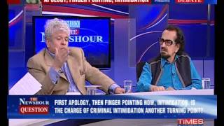 The Newshour Debate Victim  Tehelka failed me  Part 1 [upl. by Nashom166]