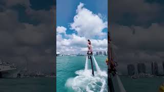 Fun flyboarding sweet dreams girl 🌹🌹🌹 love music hindisong song youtubehomepage shortsongs [upl. by Laehcor970]