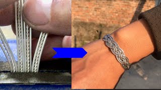 From Plain to Beautiful Making a Wire Twisted Jewelry Piece [upl. by Alya]