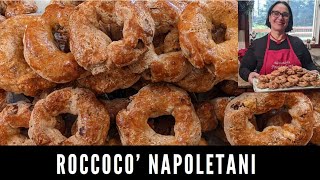 Roccoco’ Napoletani  Christmas Cookie Edition  Roccoco Video Recipe  Italian Cookies [upl. by Enaffit]