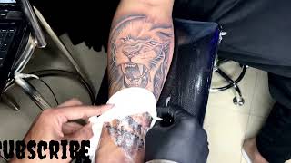 Lion Tattoo।By Tattoo Studio। [upl. by Llet]