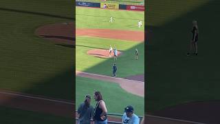 Spiff Sedrick USA women’s rugby throws out first pitch at a Bee’s game🥉🏉🙌usarugby spiffsedrick [upl. by Labotsirhc]