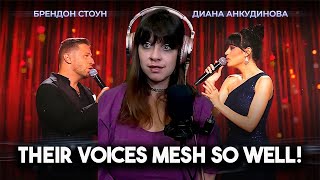 Lauren Reacts Their voices mesh so WELL The day youDiana Ankudinova and Brandon Stone [upl. by Einiar]