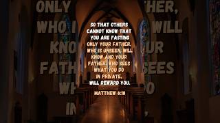 Honoring God  Matthew 618 godsword bibleverse gospel godsword faith scripture matthew god [upl. by Belshin]