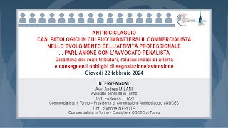 Antiriciclaggio casi patologici in cui può imbattersi il commercialista [upl. by Halda]