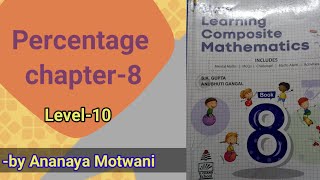 maths chapter 8 percentage lecture 10 class8 [upl. by Noe]