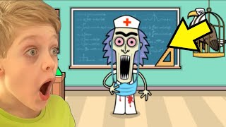 My NEW Teacher is an EVIL NURSE Bash The Teacher Mobile Gameplay [upl. by Belding]