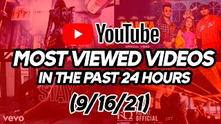 Top 10 Most viewed videos in the past 24 hours All [upl. by Lindeberg]