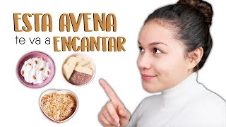 Las 3 MEJORES formas de hacer avena en hojuelas 🥣  Danna Reyes [upl. by Wappes110]