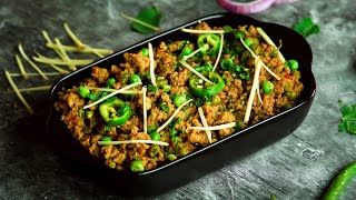 Keema Matar Recipe By SooperChef [upl. by Xuerd]