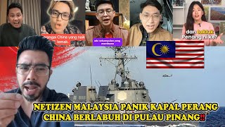 TAK DISANGKA  NETIZEN MALAYSIA PANIK 2 KAPAL PERANG CHINA BERSANDAR DI PULAU PINANG [upl. by Yearwood65]