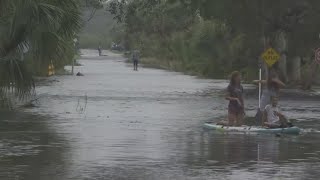 Flooding continues in Florida Kamala Harris accepts town hall invitation [upl. by Spaulding963]