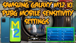 Samsung galaxy m12 pubg sensitivity settings  zero recoil sensitivity settings Samsung galaxy m12 [upl. by Atnahs91]