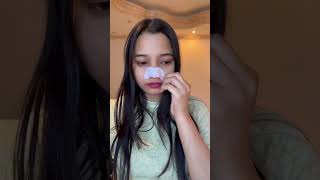 MINISO Cleansing Nose Pore Strips Review  Kiran ✨ shorts kiran [upl. by Ioved]