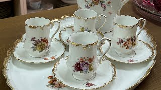 Антикварный сервиз конца 19 века и прекрасные вазы от Royal Worcester [upl. by Menis778]