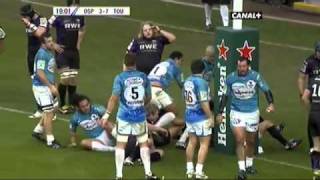 Tries in Europe 2010 2011 day 6 Ospreys  Toulon [upl. by Akemeuwkuhc]