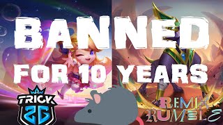 BANNED FOR 10 YEARS  TFT Remix Rumble  Trick2G [upl. by Adnilim770]