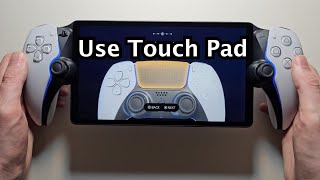 How to Use Touch Pad on PlayStation Portal [upl. by Akehsyt]