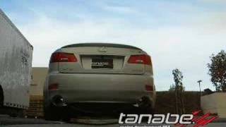 Tanabe Medalion Touring Exhaust Lexus IS250 IS350 [upl. by Jolda]