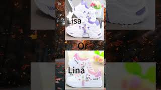 Choose Lisa Or Lina viralvideo like subscribe shotsvideo [upl. by Nitsyrk616]