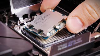 How to install an AMD AM5 CPU Ryzen processor installation tips [upl. by Hsirahc]