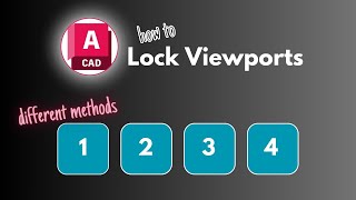 Lock AutoCAD Viewports FAST 4 Methods to Prevent Scale Changes [upl. by Cacie175]