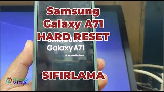 Samsung Galaxy A71 Telephone Hard Reset [upl. by Shutz]