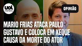 Mario Frias ataca Paulo Gustavo e coloca em xeque causa da morte do ator [upl. by Suoirred]