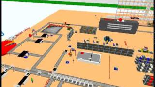 Simulador distribución en planta controlado por RFID [upl. by Melantha]