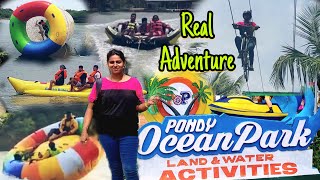 Fun at Pondy Ocean Park  INDIAs first Land amp Water ADVENTURE PARK  POP  Pondicherry vlog [upl. by Okram54]