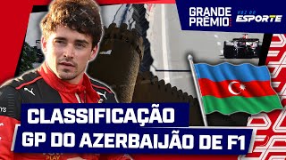 TREINO F1 HOJE CLASSIFICAÃ‡Ã‚O ACOMPANHE COMO FOI O QUALY NO AZERBAIJÃƒO [upl. by Eibor651]