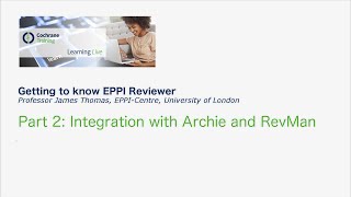 Getting to know EPPI Reviewer part 2 [upl. by Symer265]