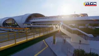 NSCR CP S03C  Bicutan Station Overview  South Commuter Rail Project [upl. by Otilia]