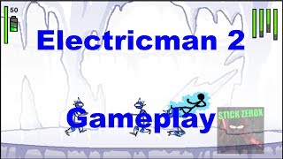 Electric Man 2  Stickman Gameplay [upl. by Ji]