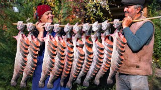 Fresh Trout Cooked in a Wood Fired Oven  A Traditional Delight [upl. by Ynnahc]